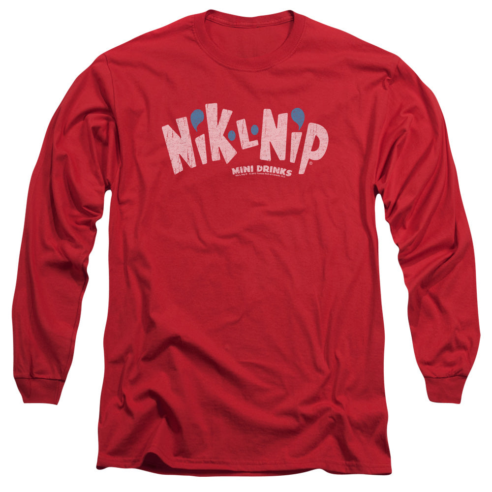 Dubble Bubble Nik-L-Nip Distressed Logo Long Sleeve T-Shirt