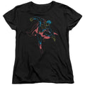 Neon Superman Womens T-Shirt