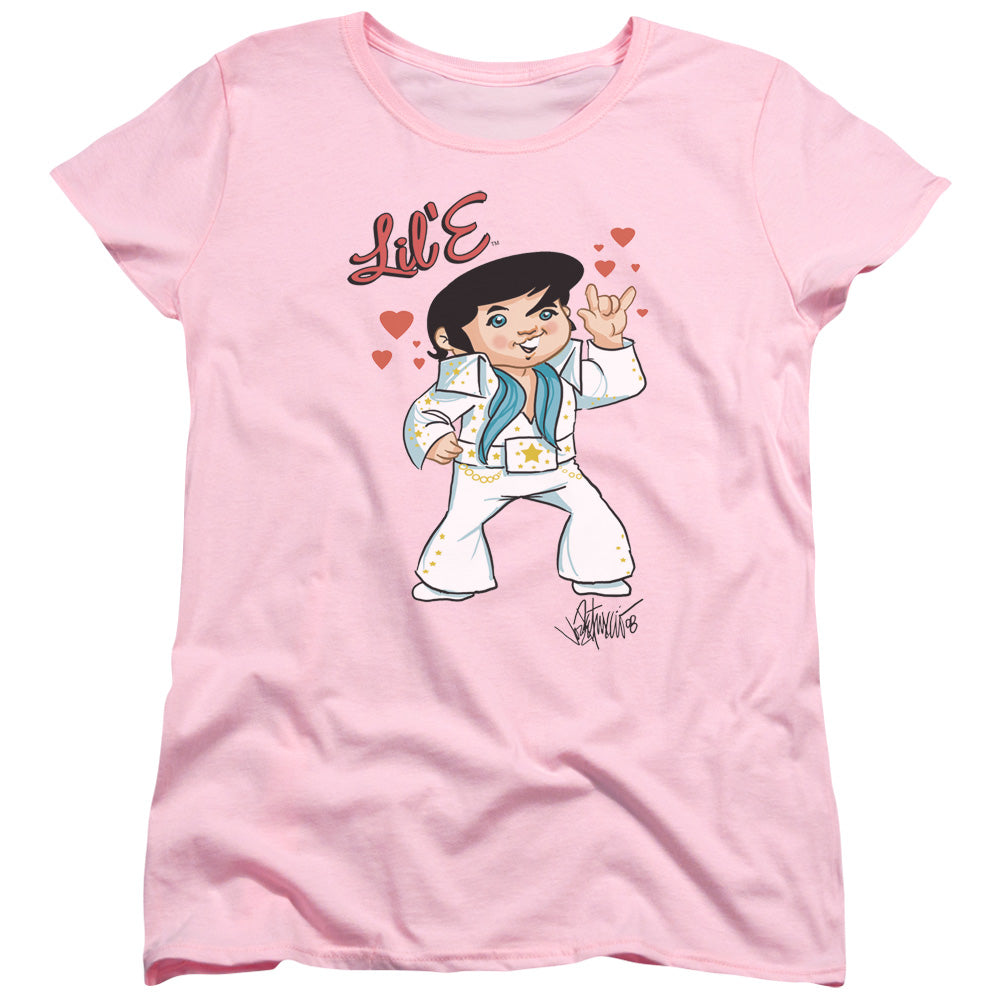 Elvis Presley Lil E Womens T-Shirt