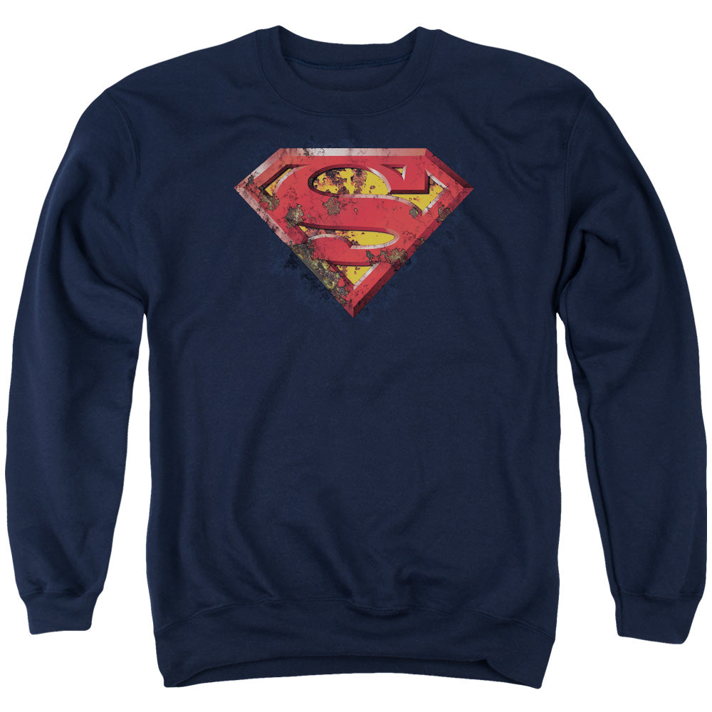 Superman Rusted Shield Crewneck Sweatshirt
