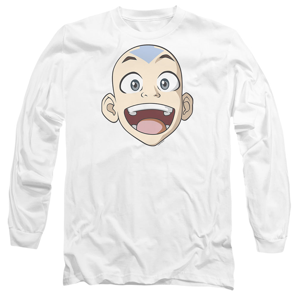 Avatar: The Last Airbender Big Aang Face Long Sleeve T-Shirt