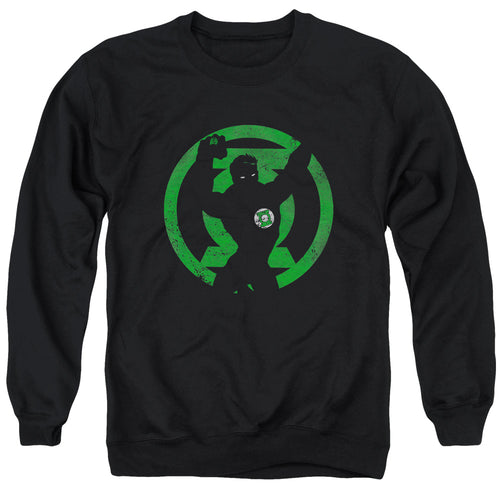 Green Lantern Gl Symbol Knockout Crewneck Sweatshirt