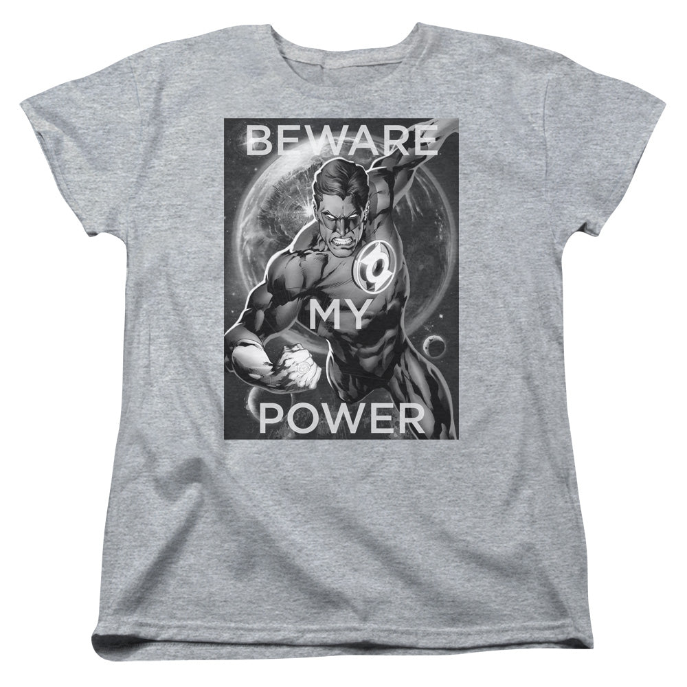 Green Lantern Power Womens T-Shirt