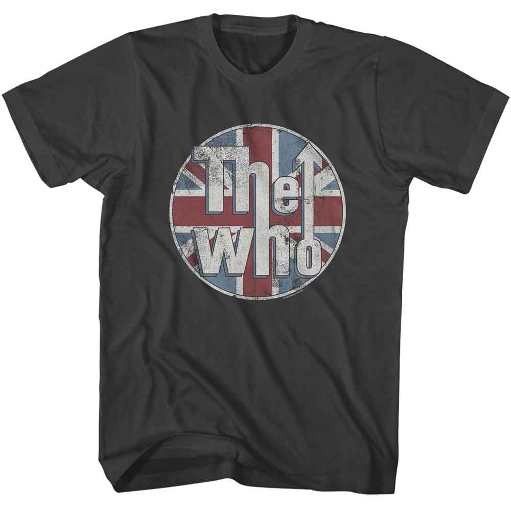 Union Jack The Who t-shirt in smoke gray