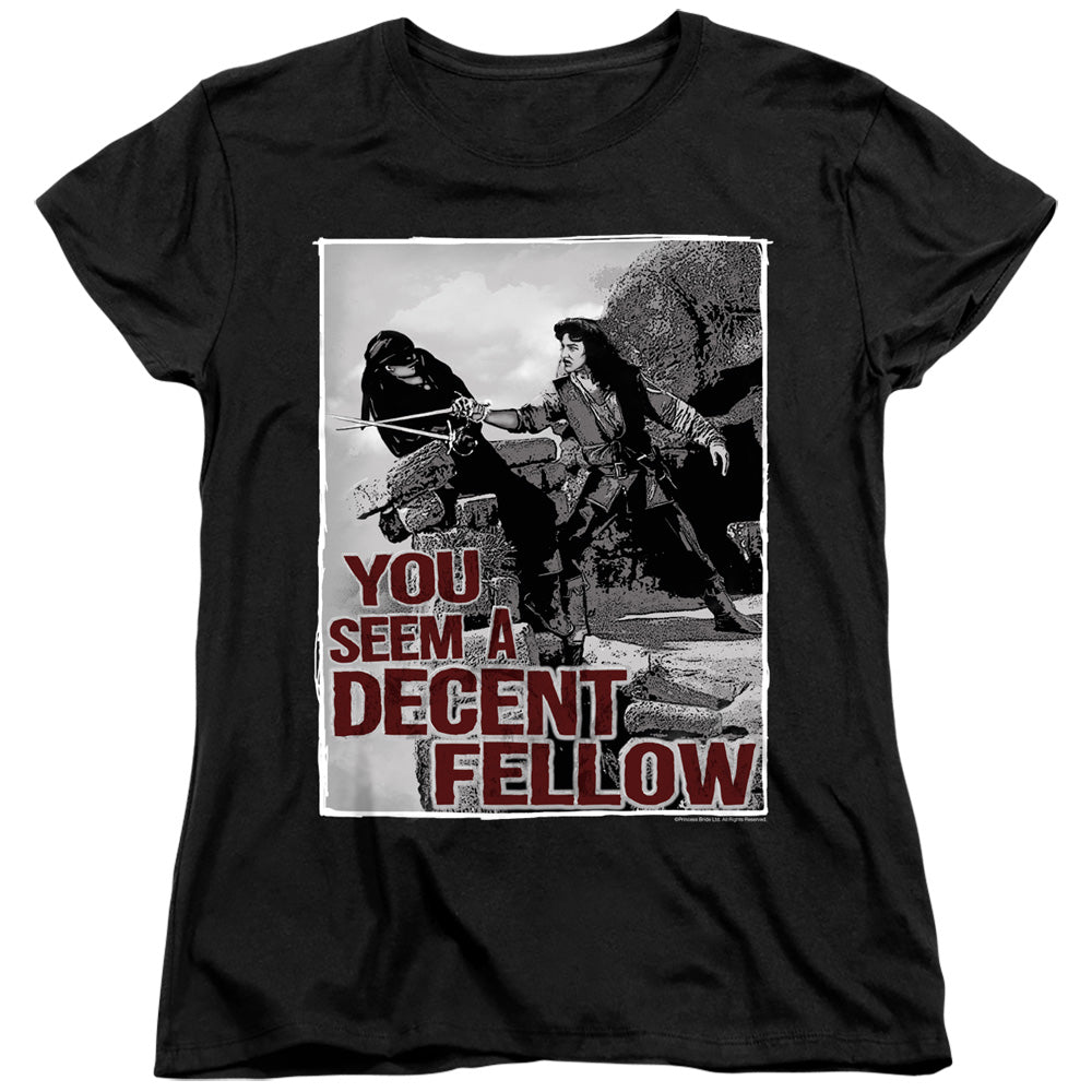 The Princess Bride Fellow Black Womens T-Shirt