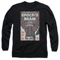 Star Trek Juan Ortiz Spock's Brain Black Long Sleeve T-Shirt