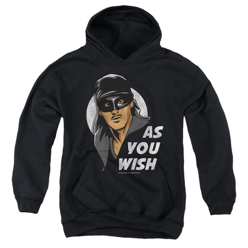 The Princess Bride As You Wish Black Youth Hoodie
