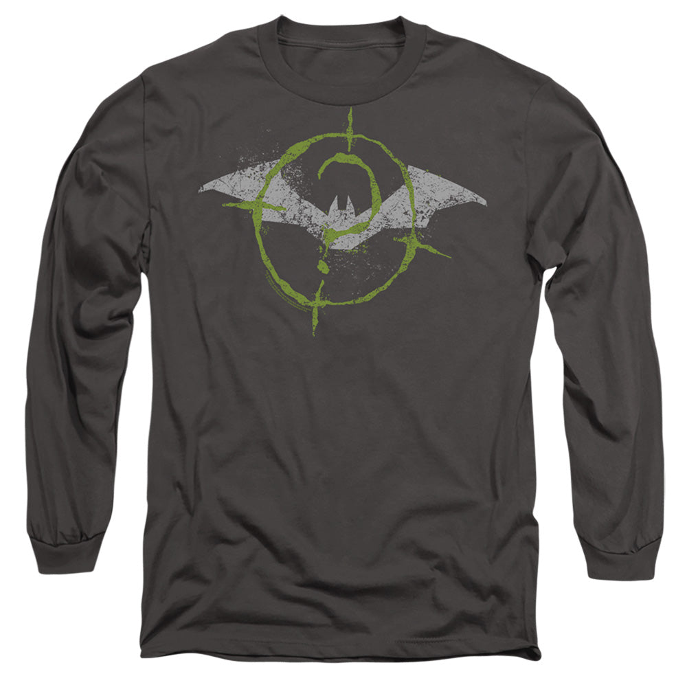 The Batman Scribbles Bat Logo Long Sleeve T-Shirt