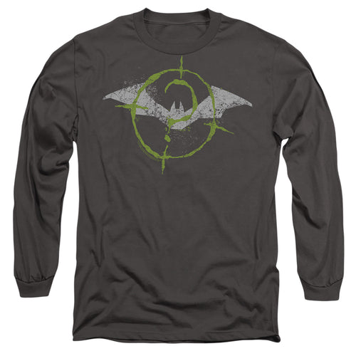 The Batman Scribbles Bat Logo Long Sleeve T-Shirt