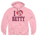 Betty Boop I Heart Betty Pullover Hoodie