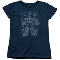 Mighty Morphin Power Rangers Mega Plans Womens T-Shirt