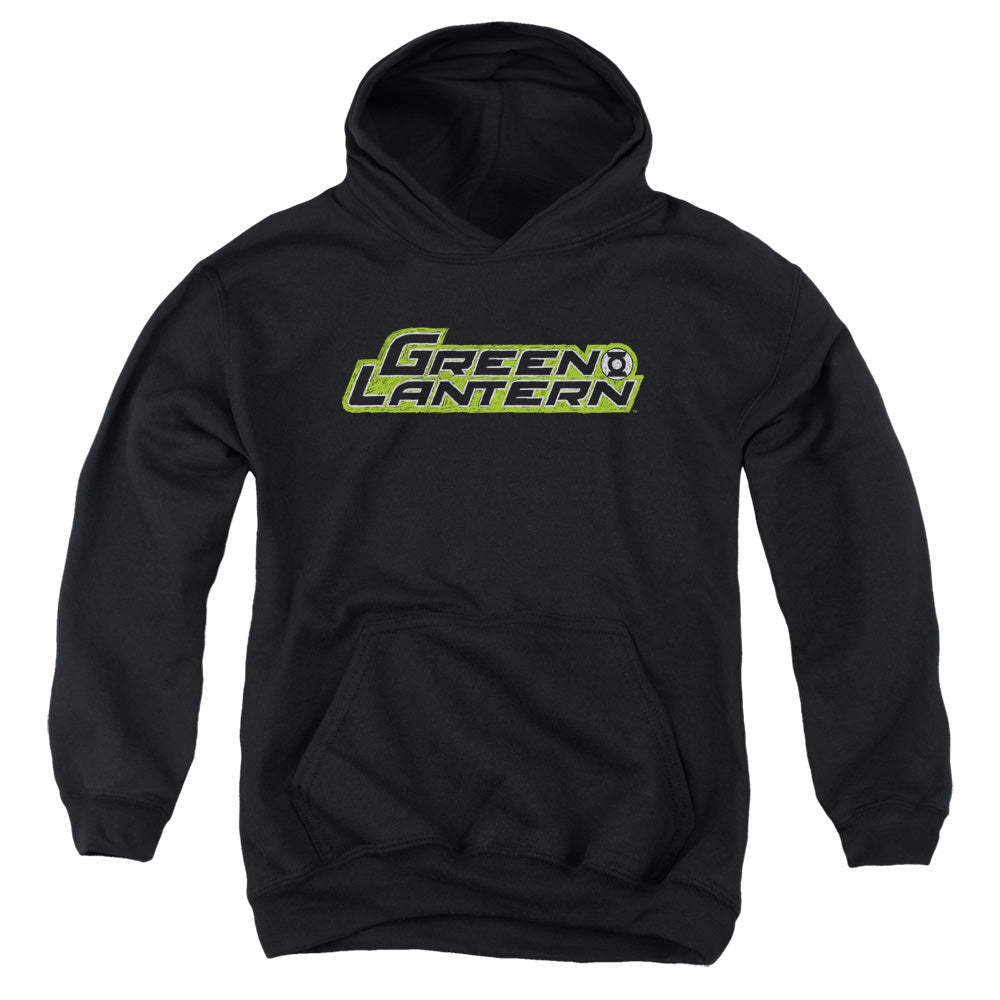 Green Lantern Scribble Title Youth Hoodie