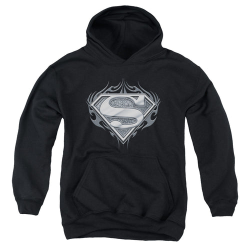 Superman Biker Metal Youth Hoodie