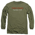 Twin Peaks Population Military Green Long Sleeve T-Shirt