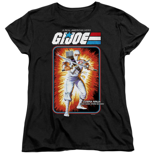 G.I. Joe Storm Shadow Card Womens T-Shirt
