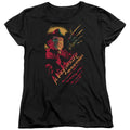 A Nightmare on Elm Street Freddy Claws Womens T-Shirt