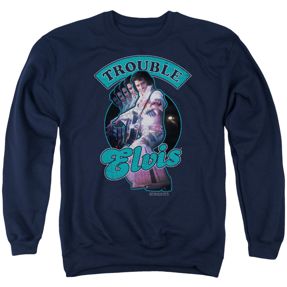 Elvis Presley Total Trouble Crewneck Sweatshirt