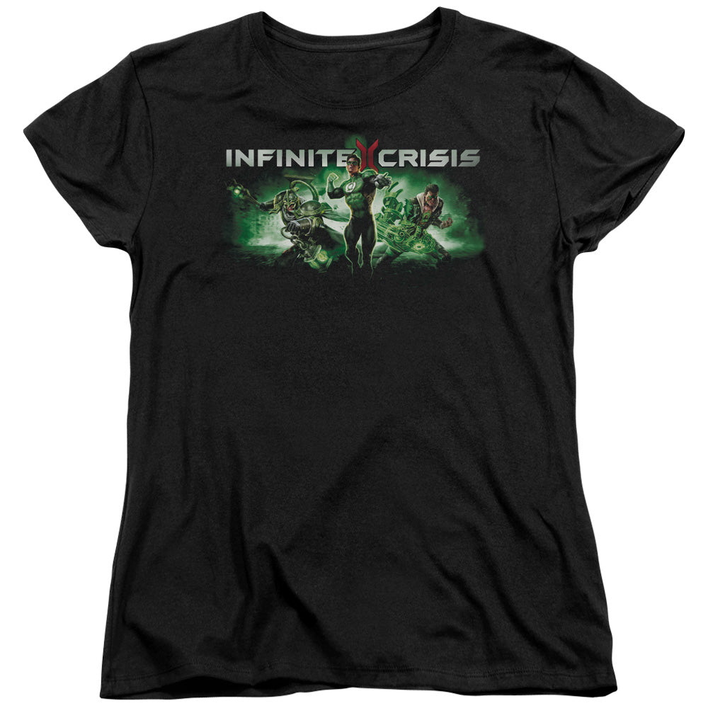 Infinite Crisis Ic Green Womens T-Shirt