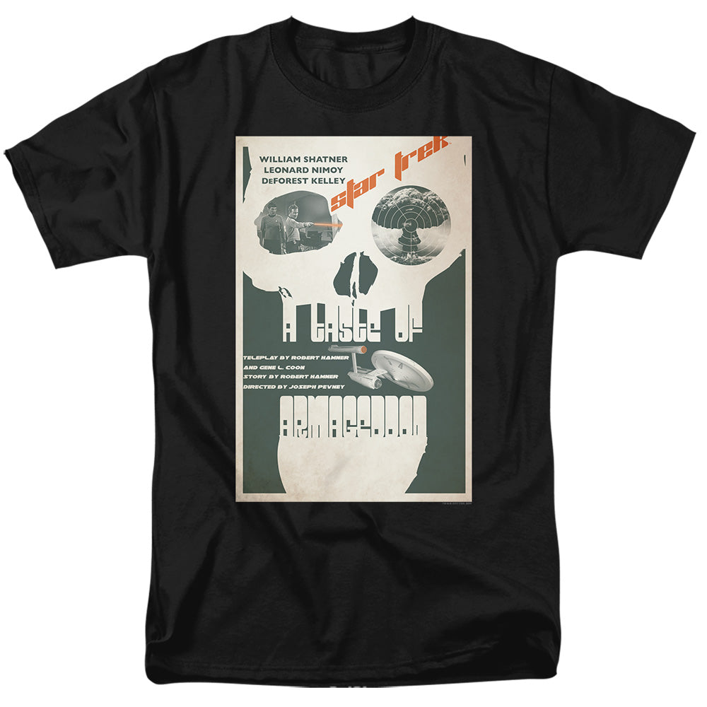Star Trek Juan Ortiz A Taste of Armageddon Black T-Shirt