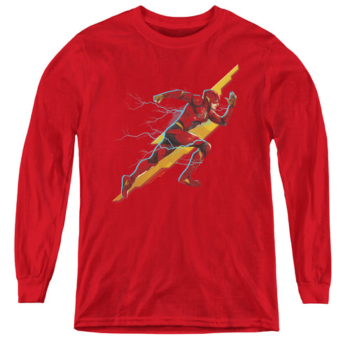 Justice League Flash Forward Youth Long Sleeve T-Shirt