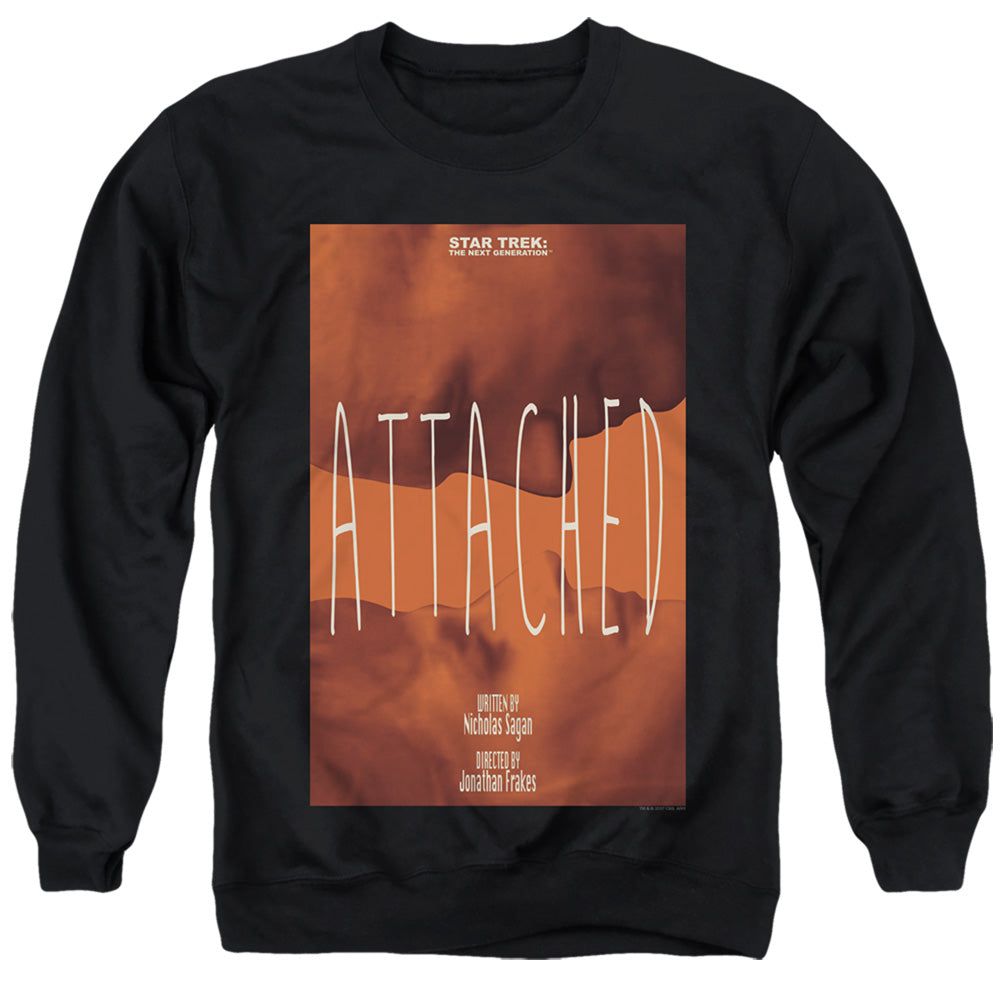 Star Trek Attached Black Crewneck Sweatshirt