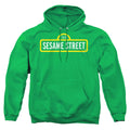 Sesame Street Logo Kelly Green Pullover Hoodie
