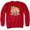 Betty Boop Boop Surf Beach Crewneck Sweatshirt