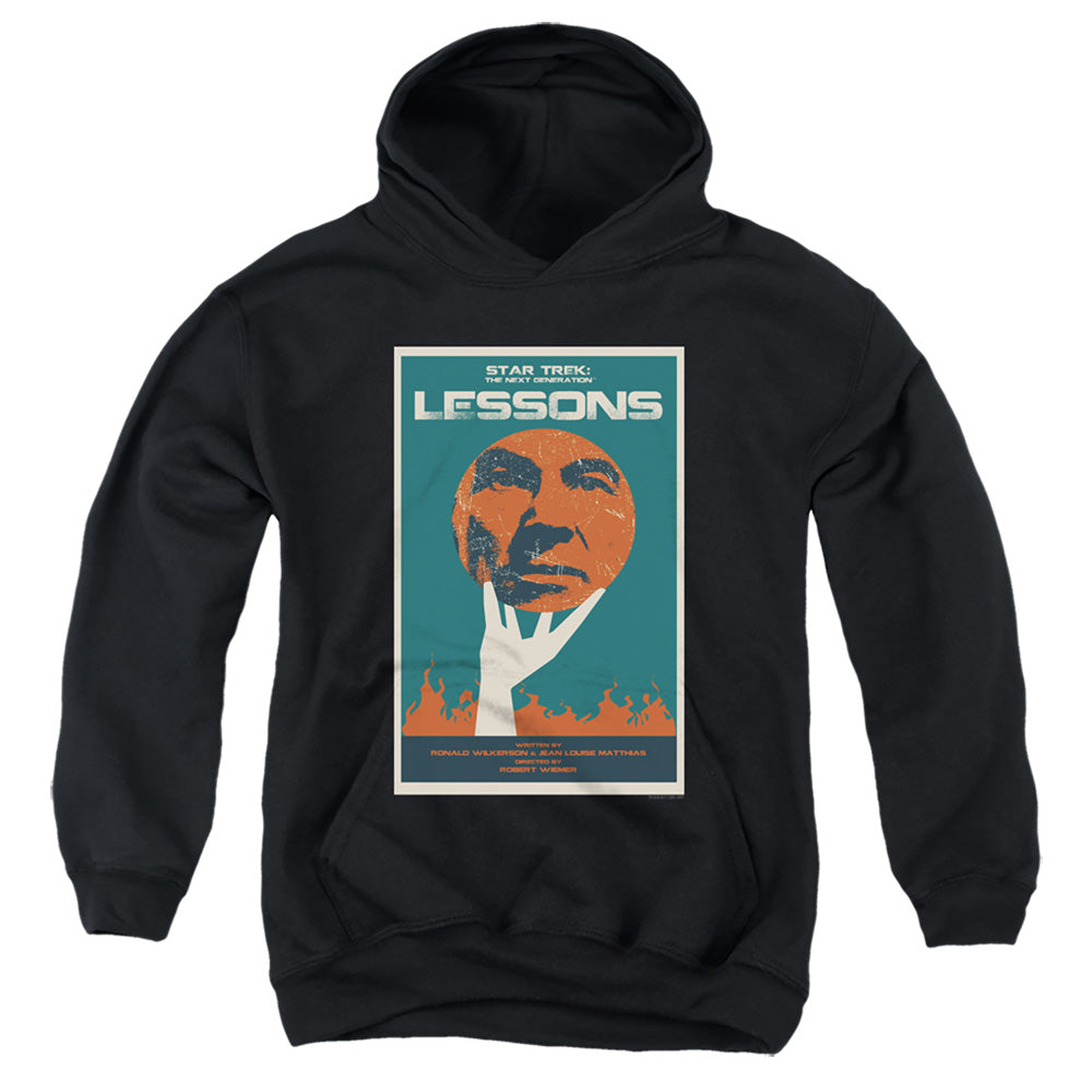 Star Trek Lessons Black Youth Hoodie
