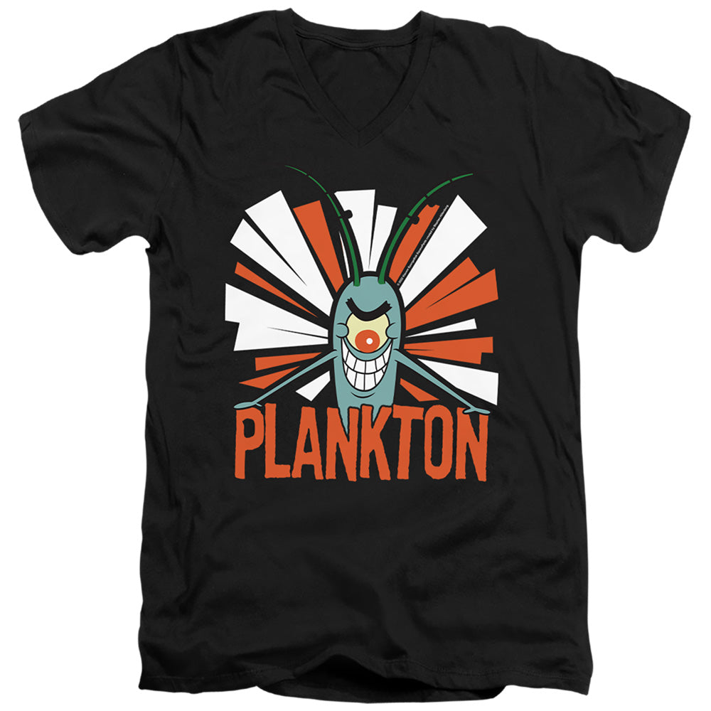 Spongebob Squarepants Plankton V-Neck T-Shirt