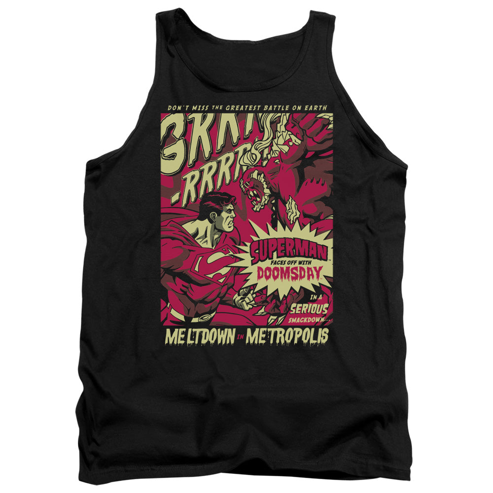Superman Metropolis Meltdown Tank Top