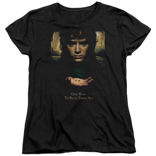Lord of the Rings Frodo One Ring Womens T-Shirt