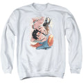 Justice League Love Birds Crewneck Sweatshirt