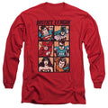 Justice League Rough Panels Long Sleeve T-Shirt