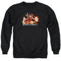 Mortal Kombat X Scorpion Flames Crewneck Sweatshirt