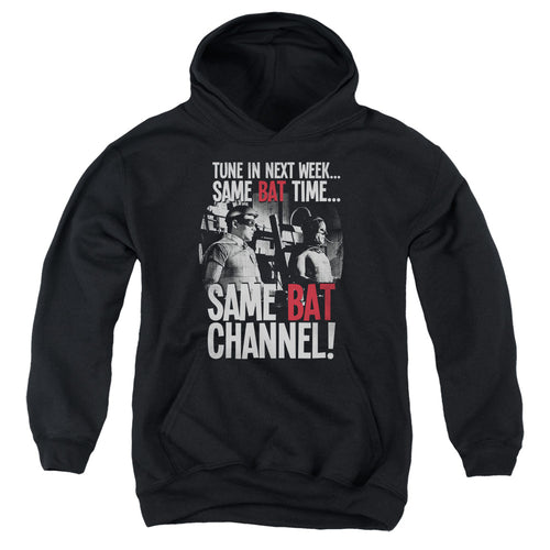Batman Bat Channel Youth Hoodie