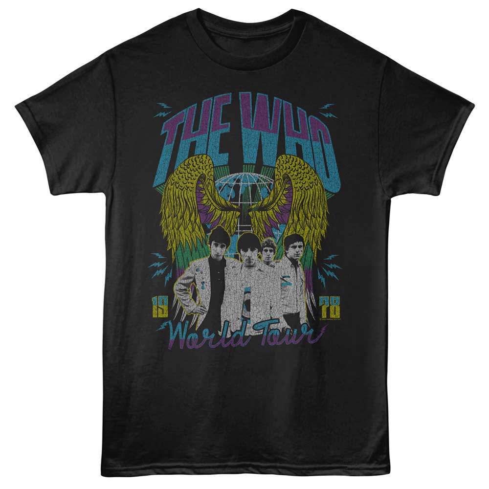 World Tour Wings The Who t-shirt in black