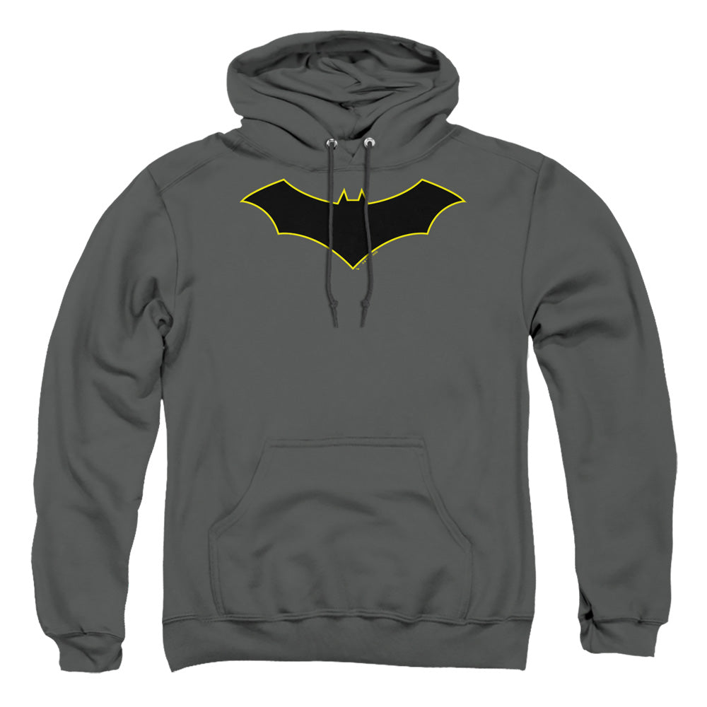 Batman Batman Logo Yellow Outline Pullover Hoodie