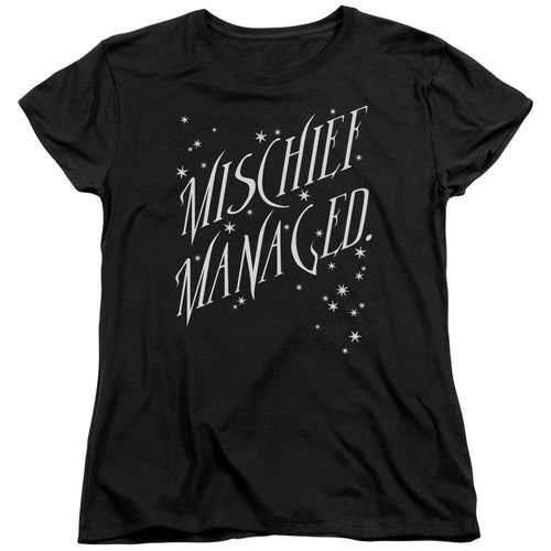 Harry Potter Mischief Managed 4 Womens T-Shirt