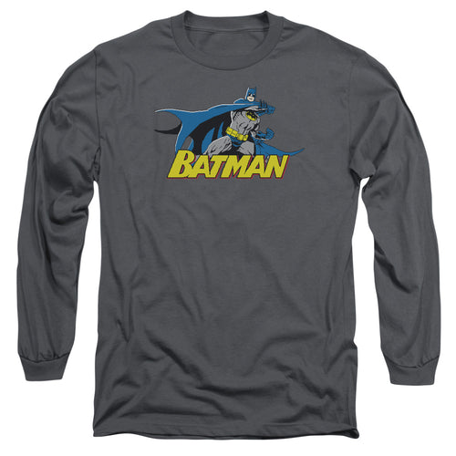 Batman 8 Bit Cape Long Sleeve T-Shirt