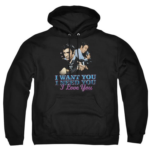 Elvis Presley I Want You Pullover Hoodie