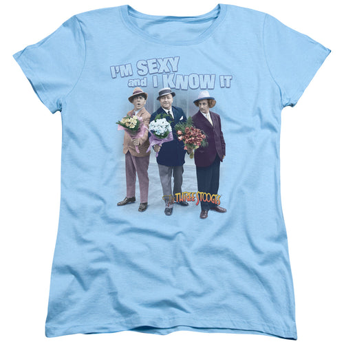 The Three Stooges I'm Sexy and I Know It Womens T-Shirt