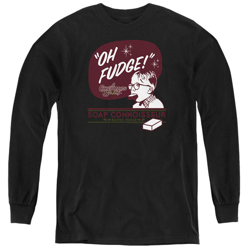 A Christmas Story Oh Fudge Soap Connoisseur Youth Long Sleeve T-Shirt