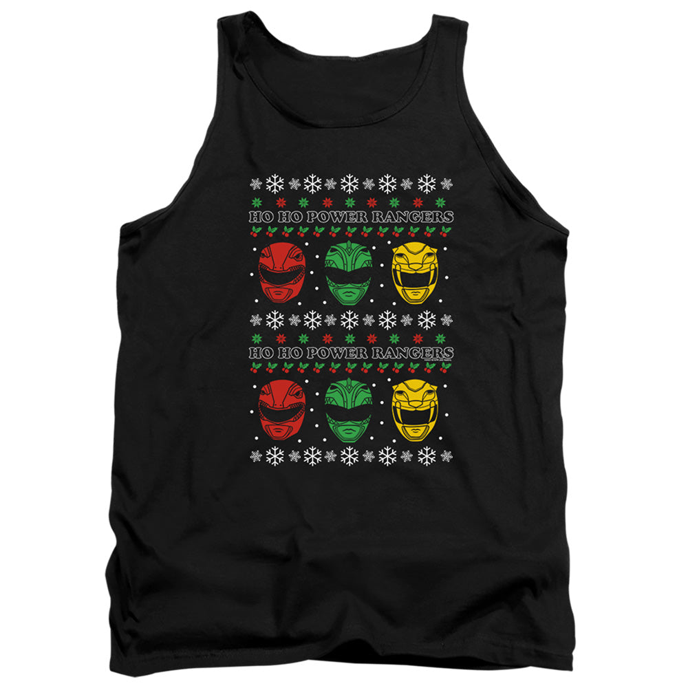 Mighty Morphin Power Rangers Ho Ho Power Rangers Ugly Christmas Tank Top