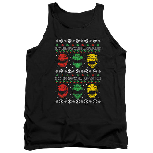 Mighty Morphin Power Rangers Ho Ho Power Rangers Ugly Christmas Tank Top