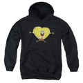 Spongebob Squarepants Valentine's Day Heart-shaped Sponge Youth Hoodie