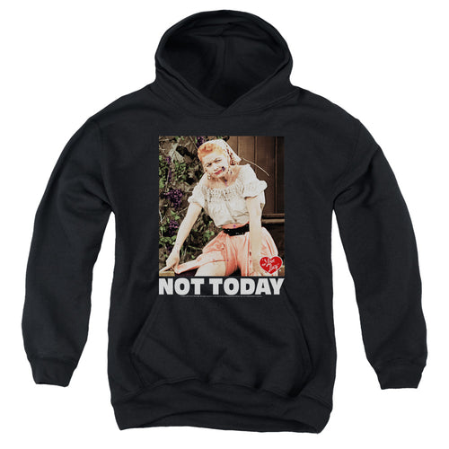I Love Lucy Not Today Youth Hoodie