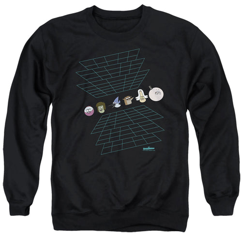 Regular Show Regular Grid Crewneck Sweatshirt