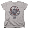 Top Gun Volleyball Tournament Grey Womens T-Shirt