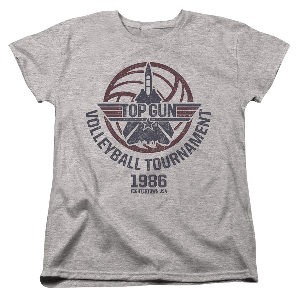 Top Gun Volleyball Tournament Grey Womens T-Shirt