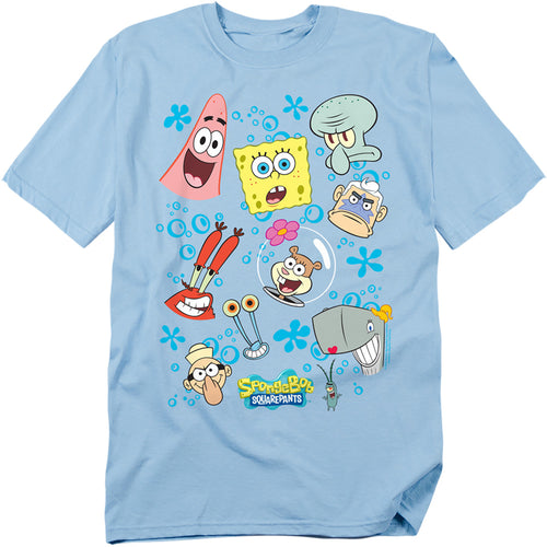 Spongebob Squarepants Character Faces T-Shirt